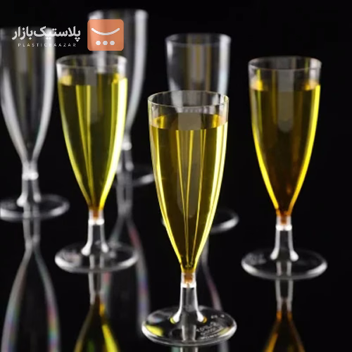 جام یکبارمصرف طلقی پایه دار ۲۳۰ سی سی آرین 3