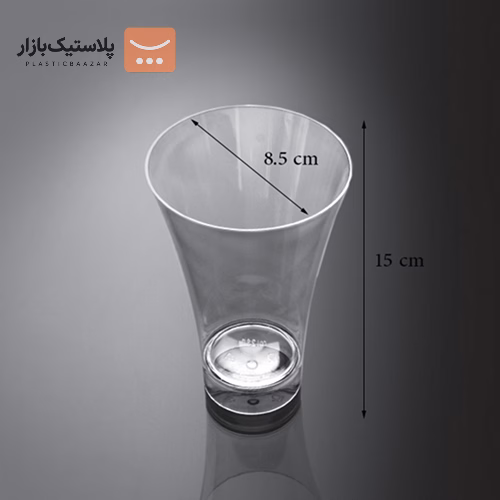 لیوان یکبارمصرف طلقی ۳۸۰ سی سی نایس
