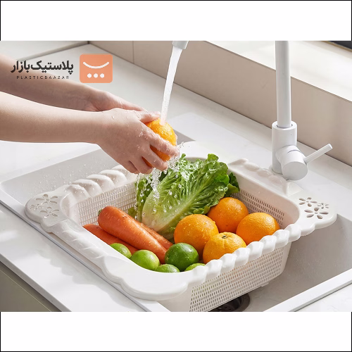 آبکش سینک پلاستیکی گل 2