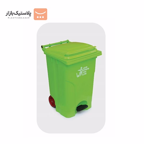 سطل زباله پلاستیکی پدالی صنعتی 2