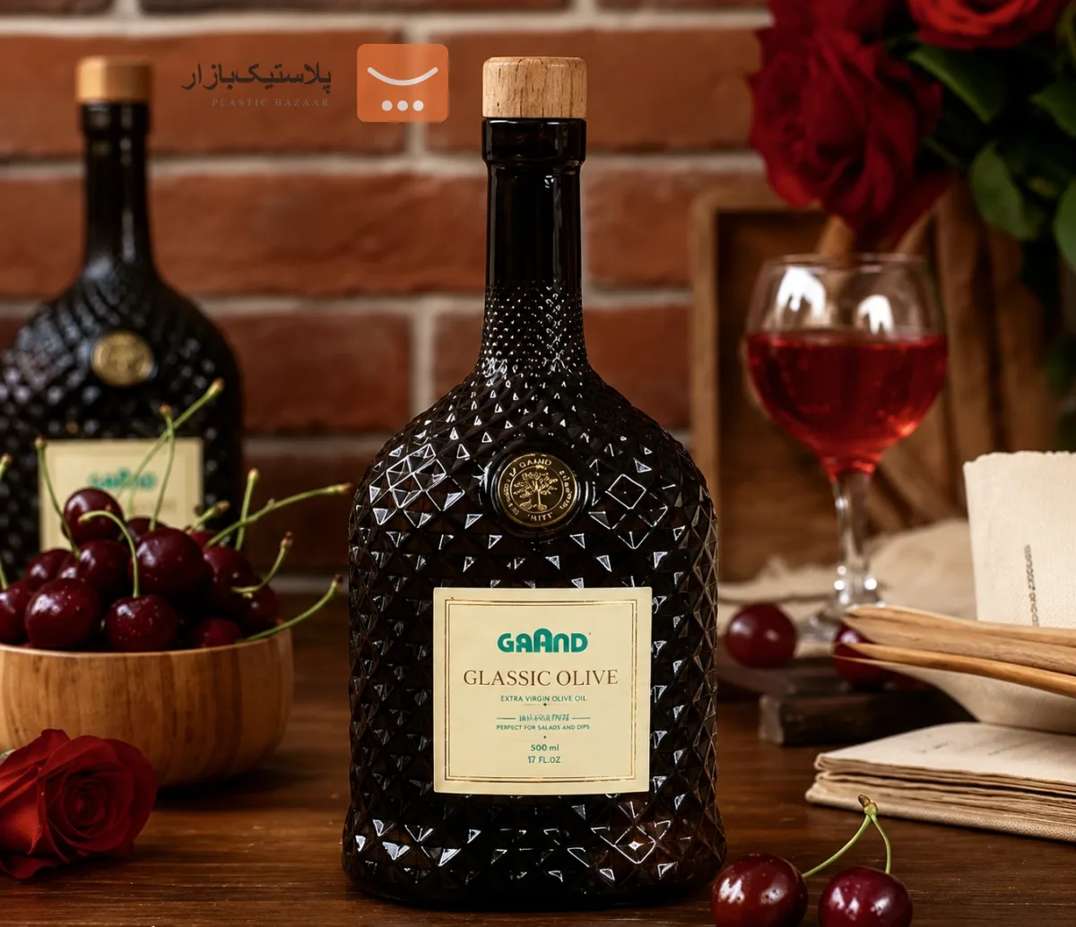 بطری آب درب چوبی سورتمه