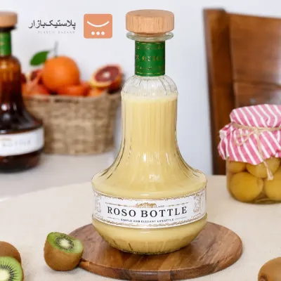 بطری آب درب چوبی روسو