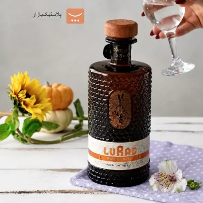بطری آب درب چوبی لوراک