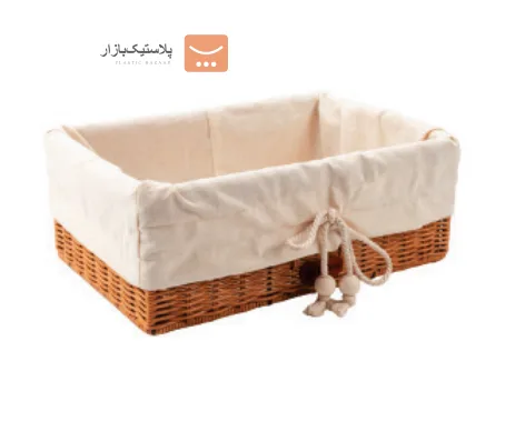 سبد حصیر بافت متوسط مدل مایا