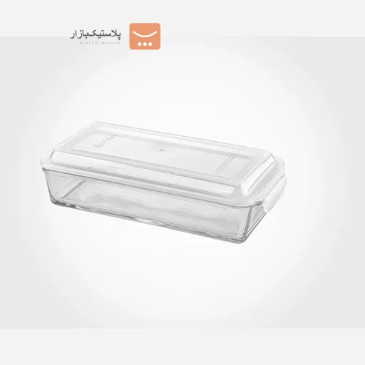 ظرف مستطیل درب‌دار شفاف ایکی هوم